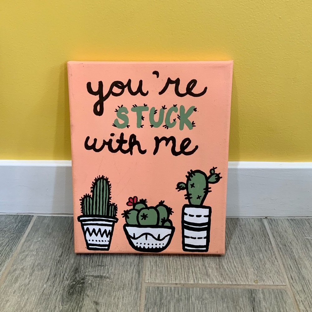 Cactus Succulent Canvas
